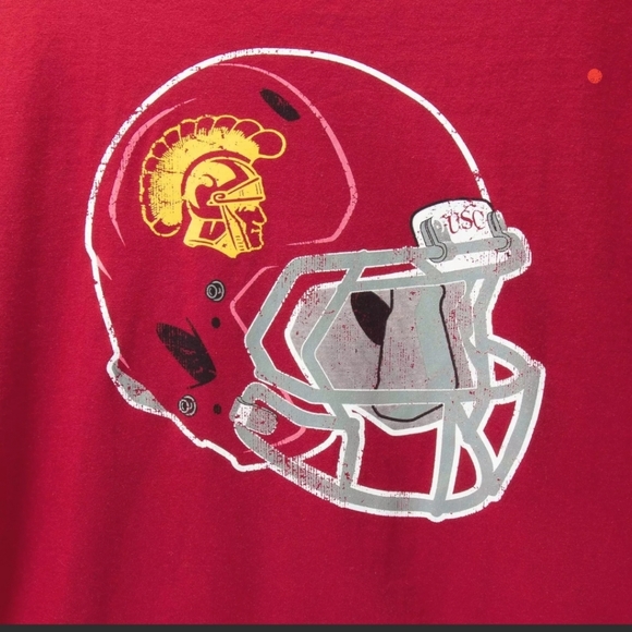 Men's Profile Cardinal USC Trojans Big & Tall On Field T-Shirt Size XLT NWT. - Picture 4 of 7